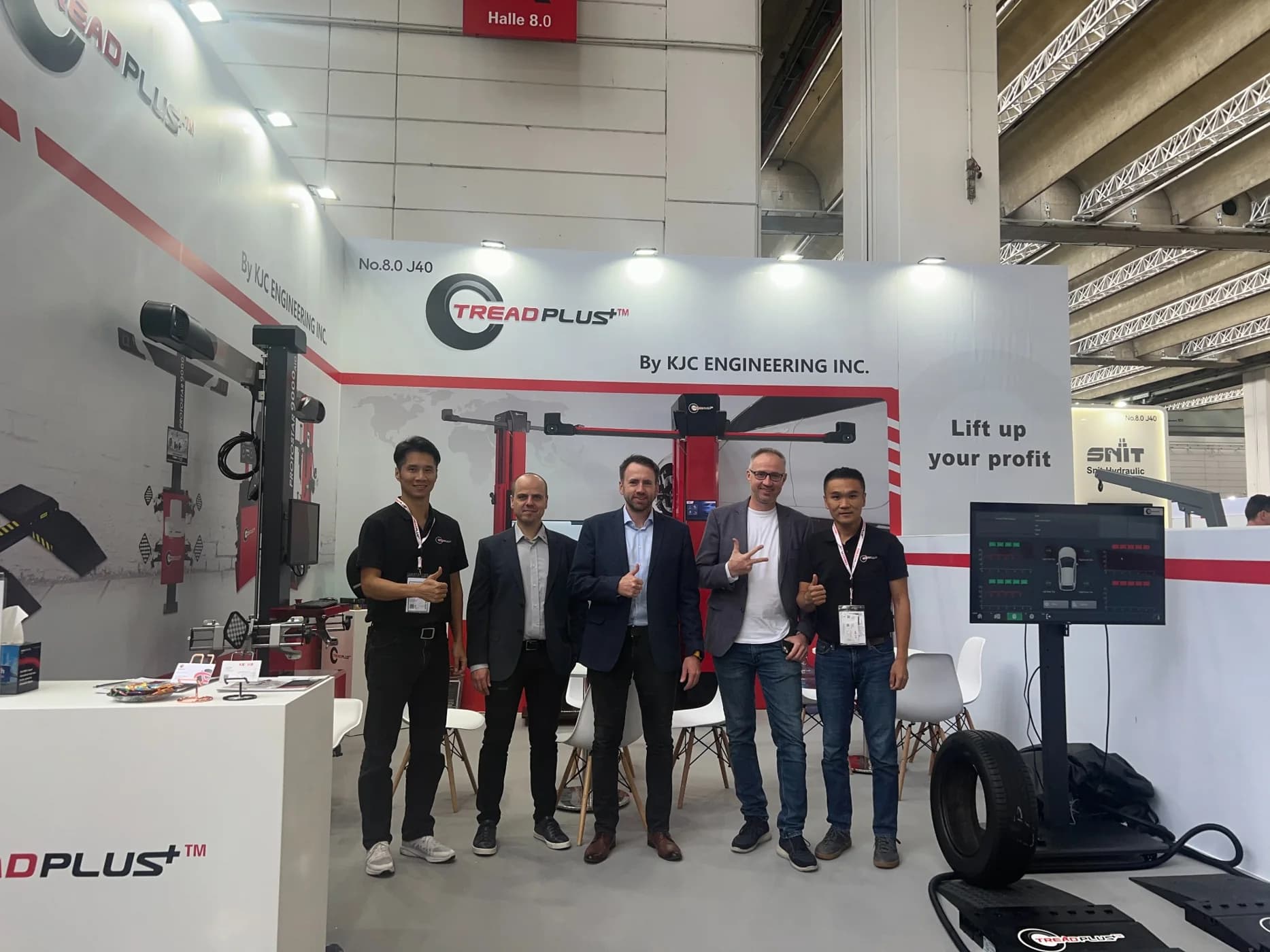 TreadPlus team and partners in Frankfurt